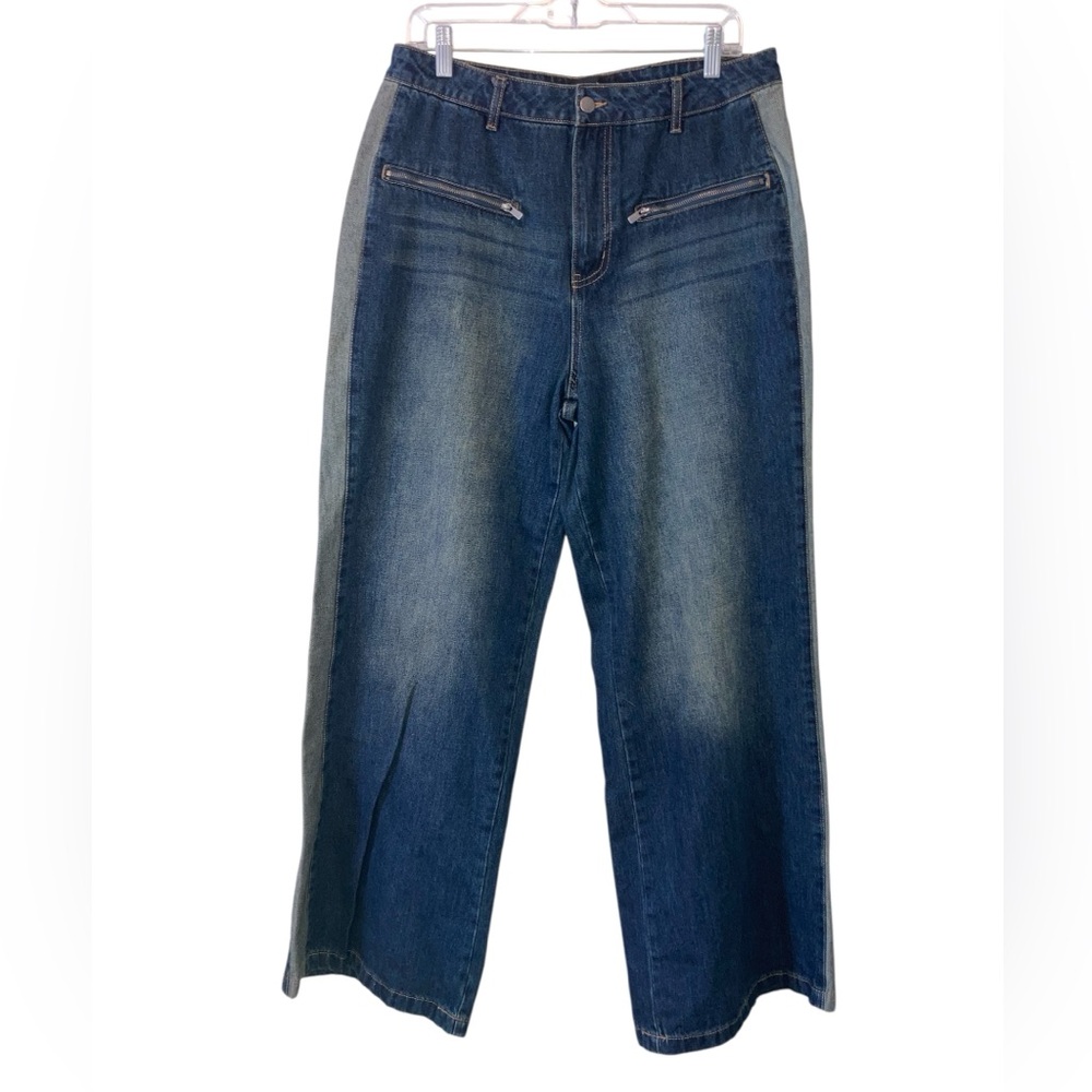 Fashion nova size 13 wide leg jeans
